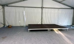 Carpas y tarimas para eventos