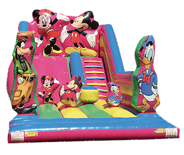 9-Mickey Tobogán - Castillos Hinchables AGUSA