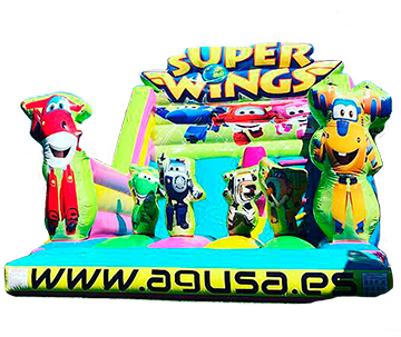 11-Super Wings - Castillos Hinchables AGUSA